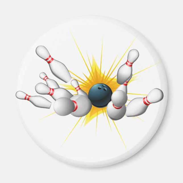 Bowling Strike Magnet (Front)