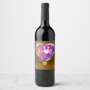 bowling T-Shirt Wine Label