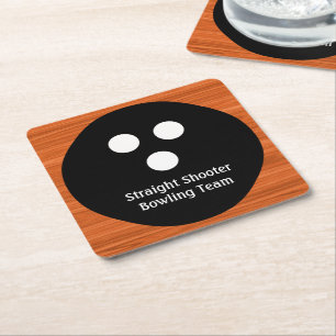 Bowling Team Budget Coasters