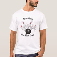 Bowling Team Shirt With Name And Team Name
