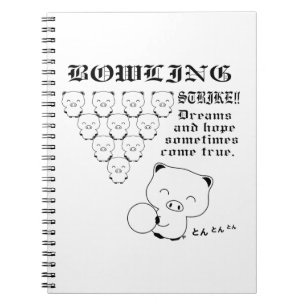 Bowling Tee Notebook