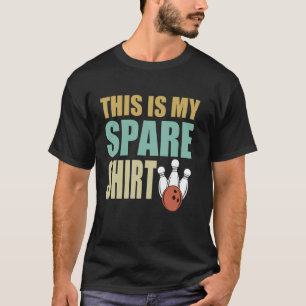 Bowling This Is My Spare design Bowler Kids T-Shirt