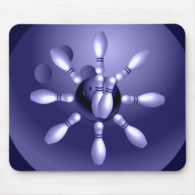 Bowling Time Mouse Pad (Front)