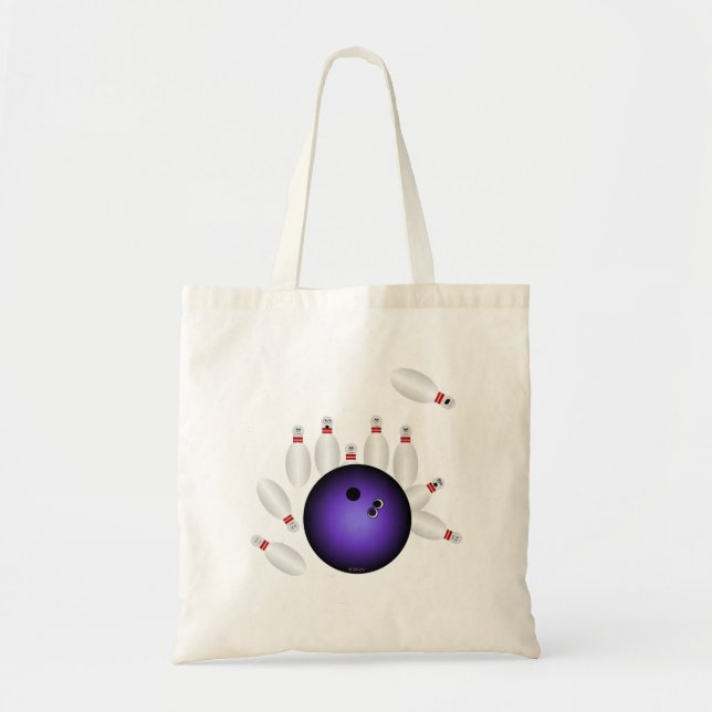 Bowling Tote Bag (Front)
