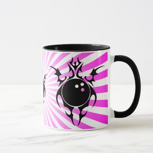 bowling. tribal. mug (Right)