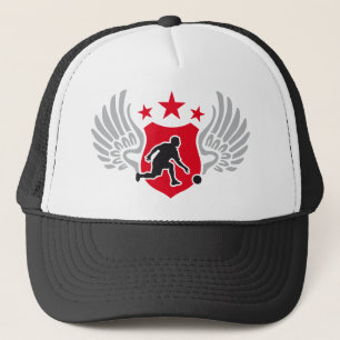 bowling trucker hat