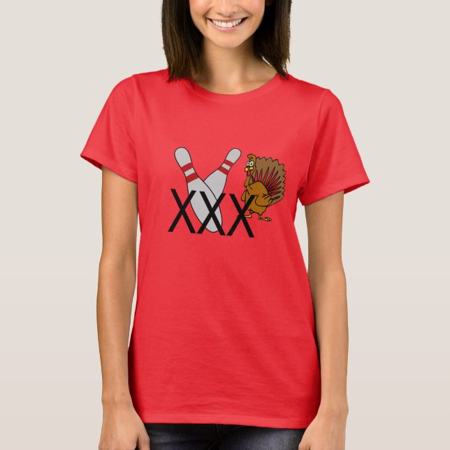 Bowling Turkey T-Shirt (Front)