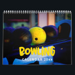 Bowling Wall Calendar<br><div class="desc">Bowling photo collection in wall calendar. Great gift for family or friends.</div>