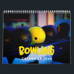 Bowling Wall Calendar<br><div class="desc">Bowling photo collection in wall calendar. Great gift for family or friends.</div>
