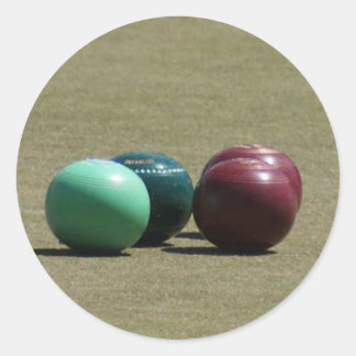 Bowls Classic Round Sticker