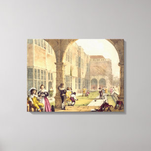 Bowls on the Terrace at Bramshill in 1600, from 'A Canvas Print