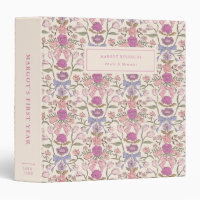 Bows and Blossoms Pink Baby Photo Album