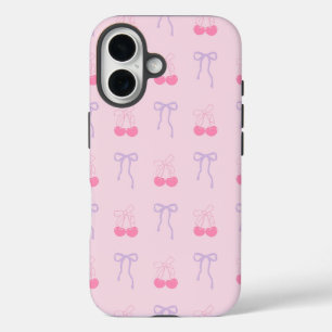 Bows and Cherries Aesthetic Iphone Case for her