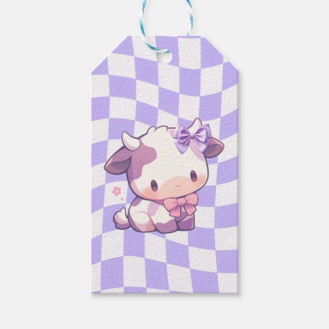 Bows & Bull's Gift Tag (Front)