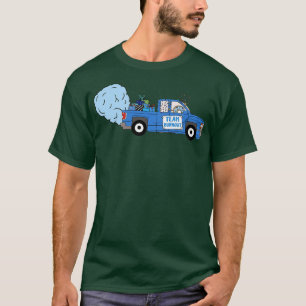 Bows or Burnouts Team Burnout Gender Reveal Party T-Shirt