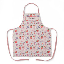 Bows, Roses & Strawberries Coquette Pattern 