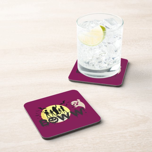 Boww!! – Spooky Surprise Halloween  Coaster (Right Side)