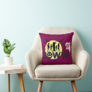 Boww!! – Spooky Surprise Halloween Throw Pillow