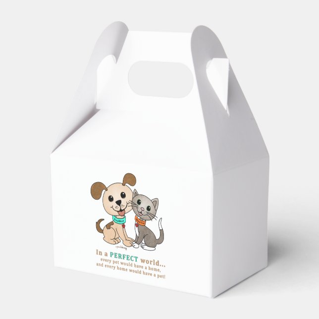 BowWow and MeeYow (Pet Adoption-Humane Treatment) Favor Box (Front Side)