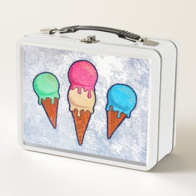 Box Boîte à lunch Cônes de glace (Devant)