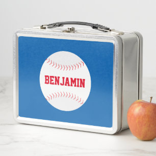 Box Boîte à lunch cool Red Baseball