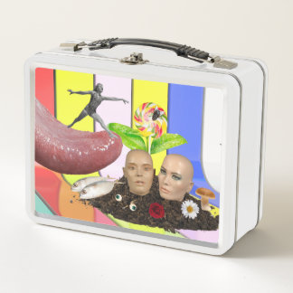 Box Boîte à lunch d'art étrange
