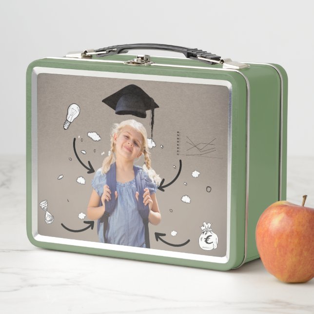 Box Boîte à lunch de l'école pour filles (En situation)