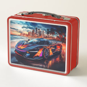 Box Boîte à lunch de voiture de sport