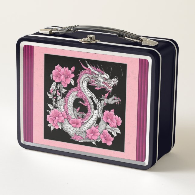 Box Boîte à lunch Dragon Fleur (Devant)
