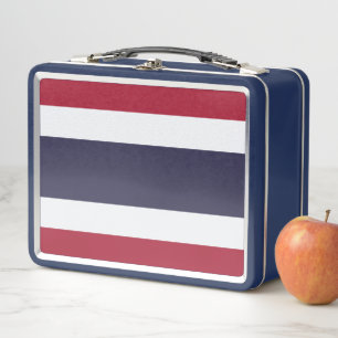 Box Boîte à lunch en acier inoxydable avec drapeau de