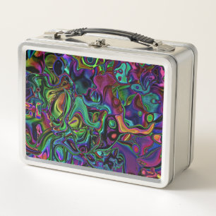 Box Boîte à lunch en métal de fusion de cerveau
