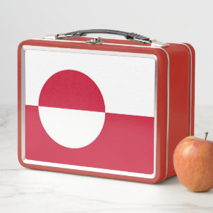 Box Boîte à lunch en métal inoxydable avec drapeau du 