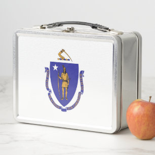 Box Boîte à lunch en métal inoxydable avec drapeau Mas