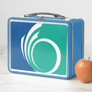 Box Boîte à lunch en métal inoxydable avec le drapeau