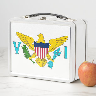 Box Boîte à lunch en métal inoxydable avec le drapeau