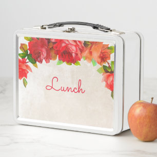 Box Boîte à lunch encadrée Florale