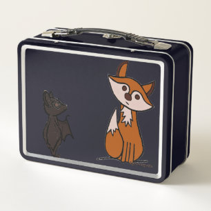 Box Boîte à lunch Fig Fox & Blinky Bat figdewdrops