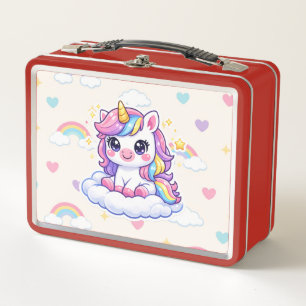 Box Boîte à lunch Licorne Personnalisée pour la Rentré