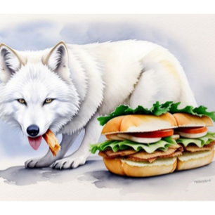 Box Boîte à lunch Loup & Sandwich