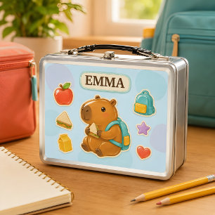 Box Boîte à lunch métallique personnalisée pour enfant