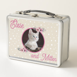 Box Boîte à lunch mignonne avec votre chat, chien ou a