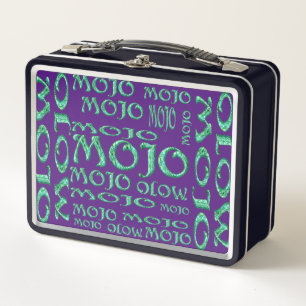 Box Boîte à lunch noire mojo violet