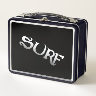 Box Boîte à lunch noire surf