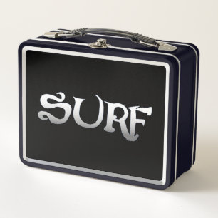 Box Boîte à lunch noire surf