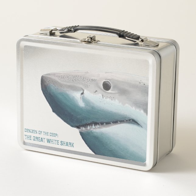 Box Boîte à lunch Ocean Explorer – Le Grand Requin Bla (Devant)