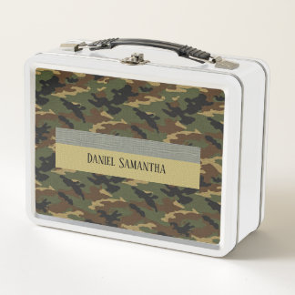 Box Boîte à lunch patriotique personnalisée avec nom e