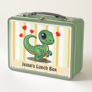 Box Boîte à lunch personnalisée avec Vélociraptor dino