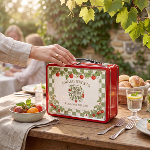 Box Boîte à lunch personnalisée avec vigne de tomate d
