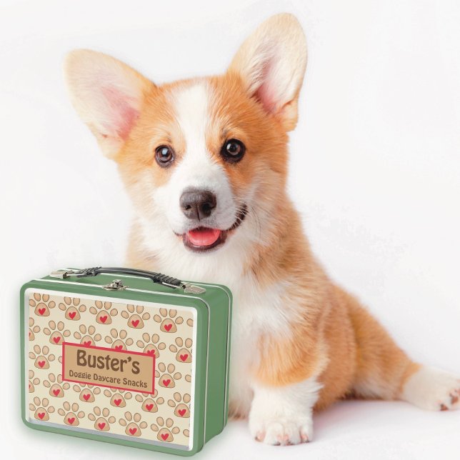 Box Boîte à lunch personnalisée pour garderie canine  (Créateur téléchargé)