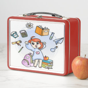 Box Boîte à lunch pour filles de jardin d'enfants